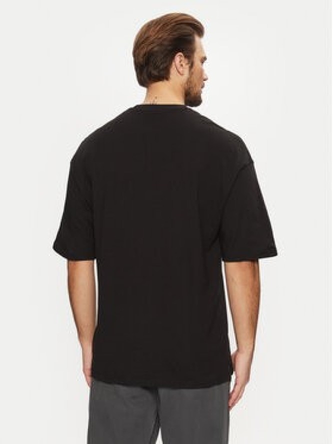 Jack & Jones T-Shirt Charge 12259975 Czarny Oversize