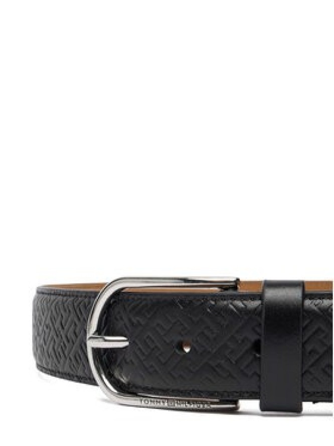 Tommy Hilfiger Pasek Męski Business Lux 3.5 AM0AM13761 Czarny