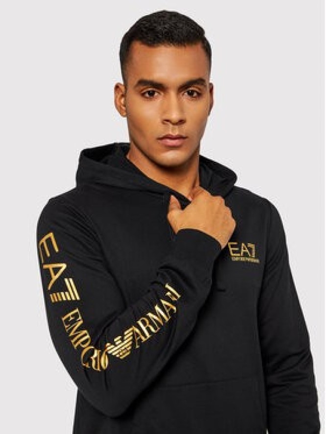 EA7 Emporio Armani Bluza 7M000569 AF13512 MC004 Czarny Regular Fit