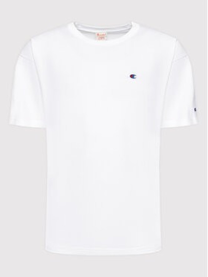 Champion T-Shirt Small C Logo 216548 Biały Muscle Fit