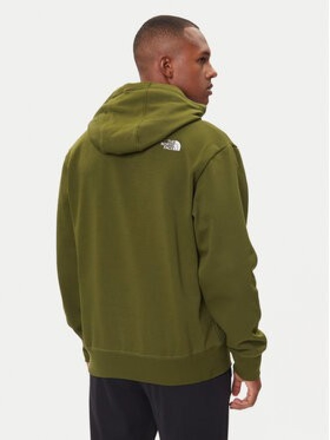The North Face Bluza Essential NF0A89ES Zielony Regular Fit