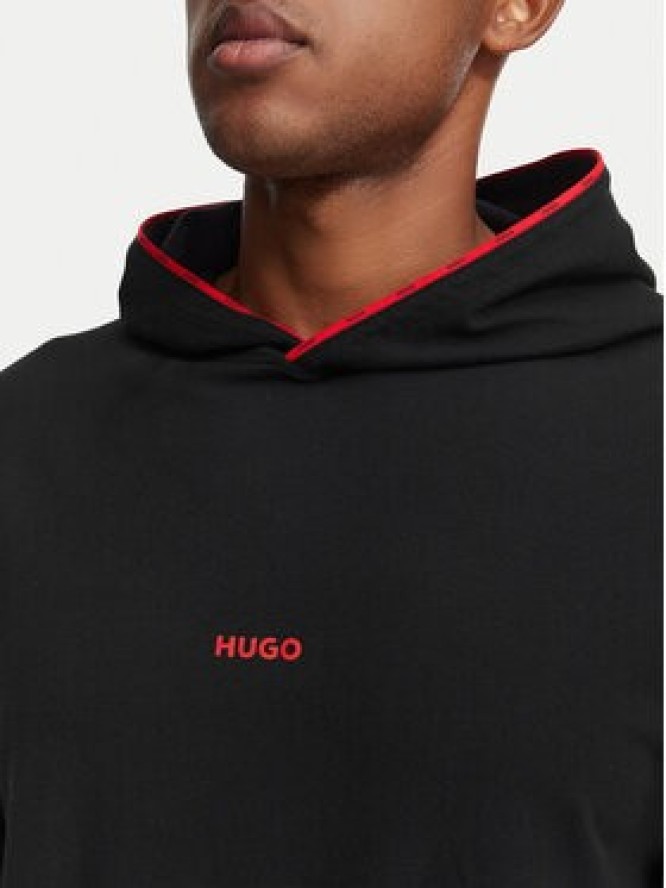 HUGO Bluza Noah 50566164 Czarny Regular Fit