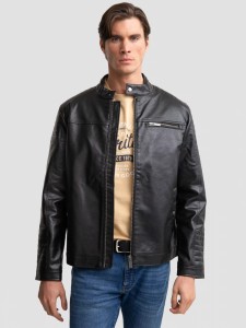 Kurtka męska biker czarna Dall 906