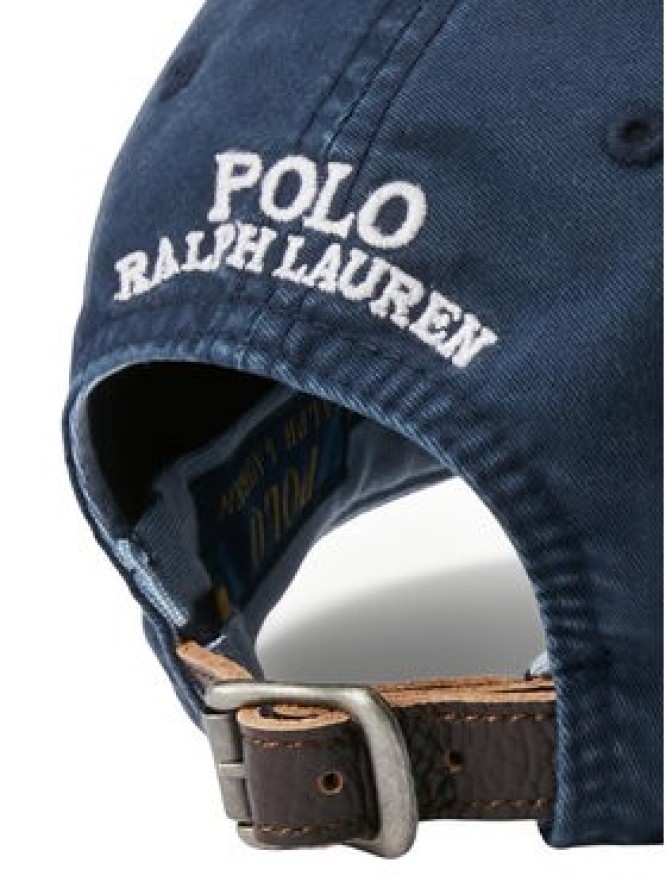 Polo Ralph Lauren Czapka z daszkiem 710834737032 Granatowy