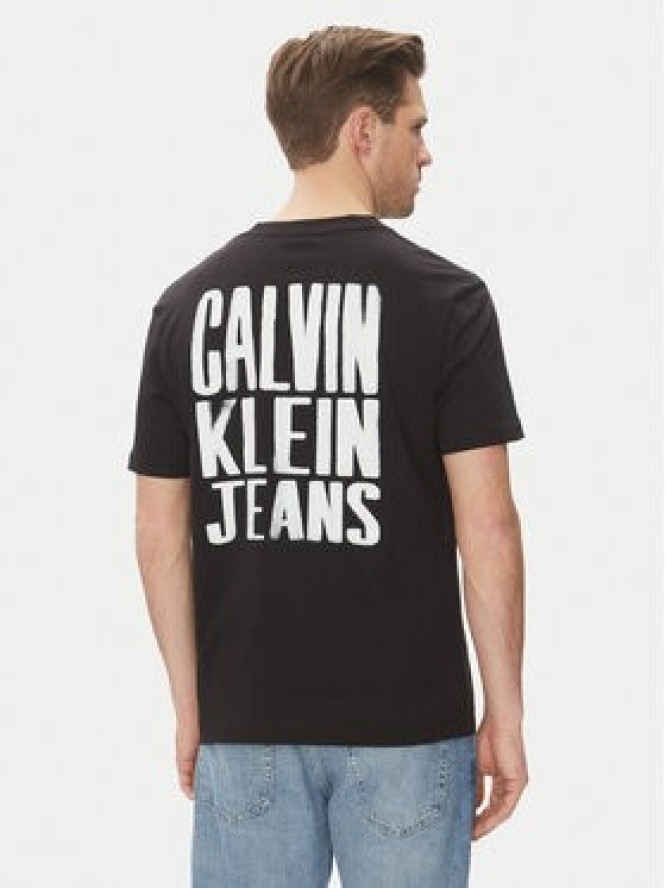 Calvin Klein Jeans T-Shirt Painted J30J327523 Czarny Regular Fit