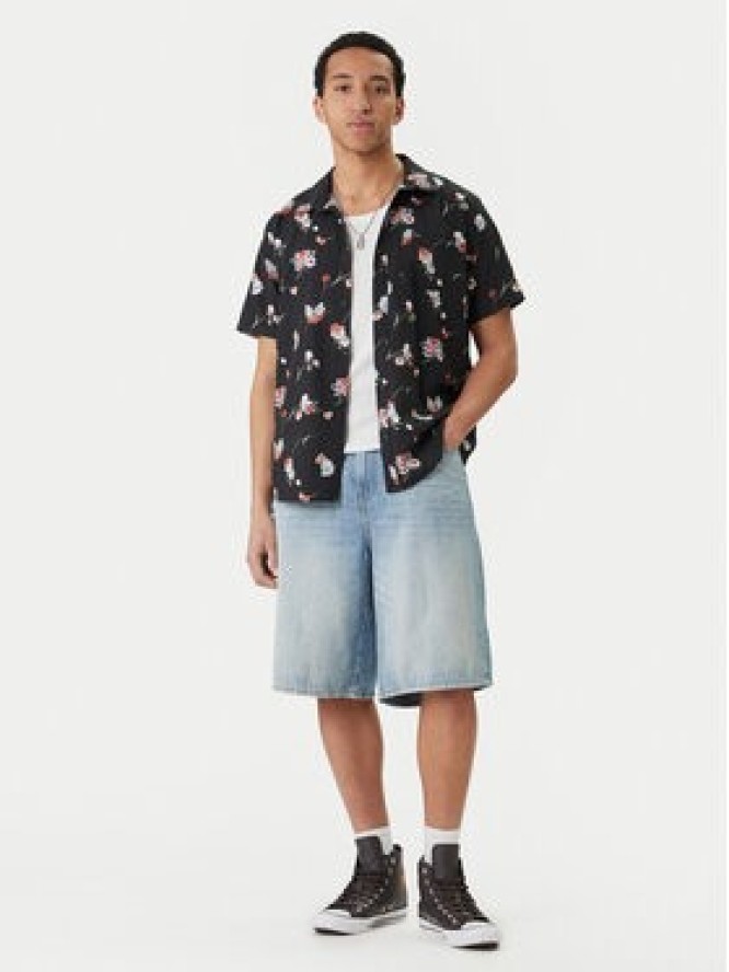 RVCA Koszula Morning Glory AVYWT00490 Czarny Regular Fit