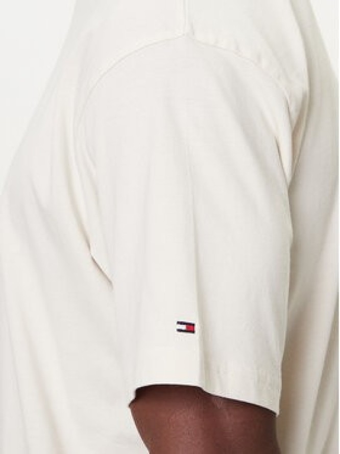 Tommy Hilfiger T-Shirt UM0UM03685 Écru Relaxed Fit