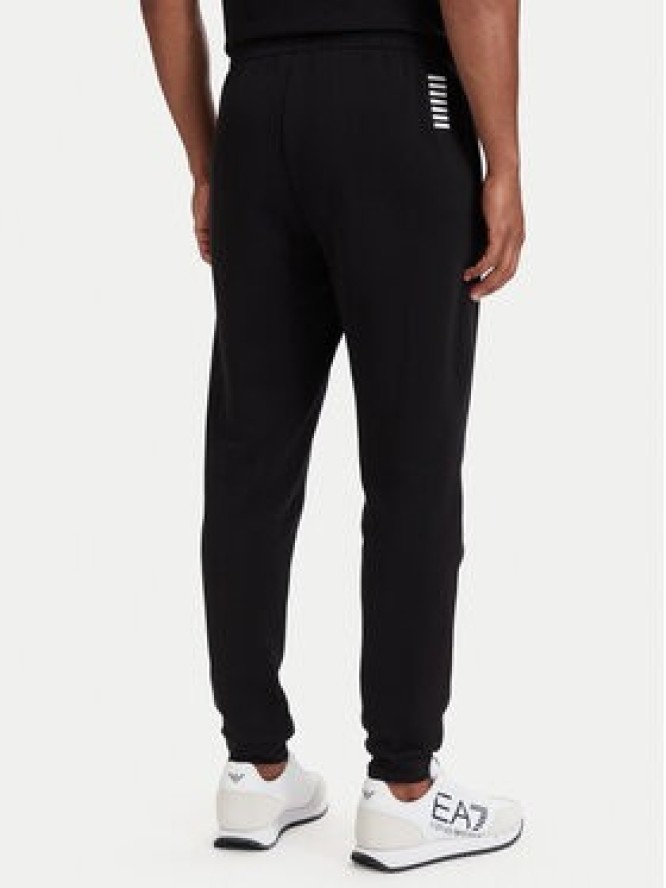 EA7 Emporio Armani Spodnie dresowe 8NPP64 PJVTZ 1200 Czarny Regular Fit