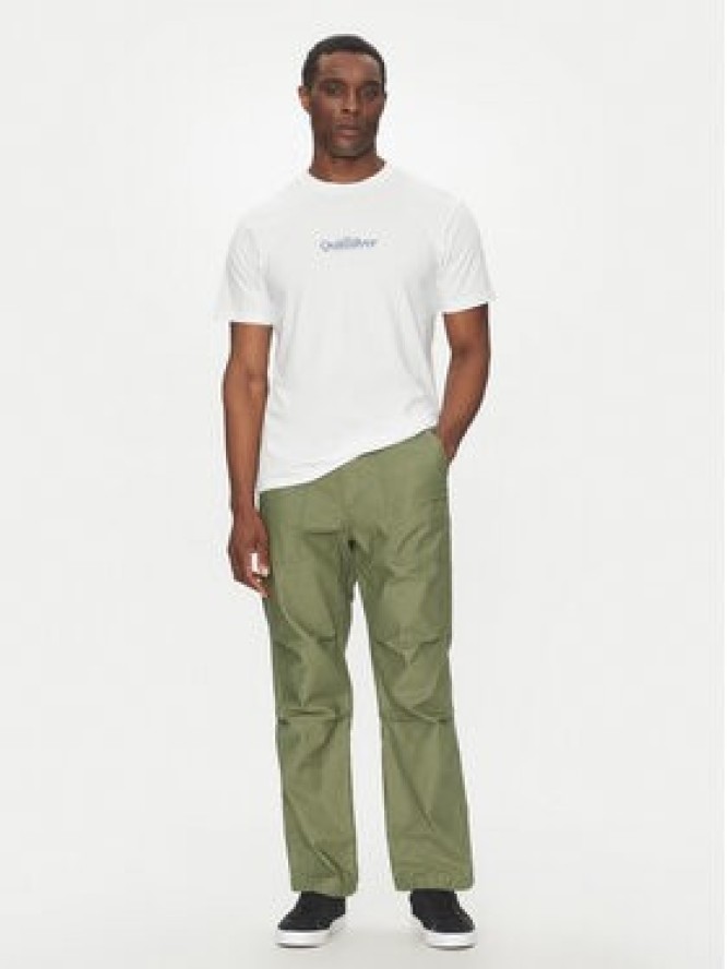 Quiksilver T-Shirt EQYZT08062 Biały Regular Fit