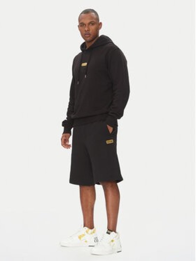 Versace Jeans Couture Szorty sportowe 78GADT08 Czarny Regular Fit