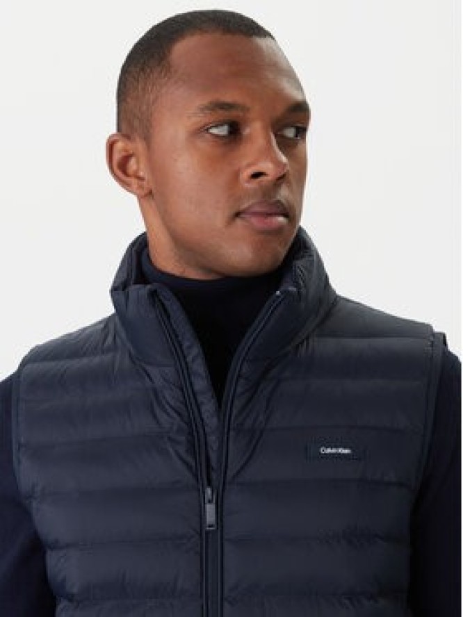 Calvin Klein Kamizelka LV04LC509G Granatowy Regular Fit