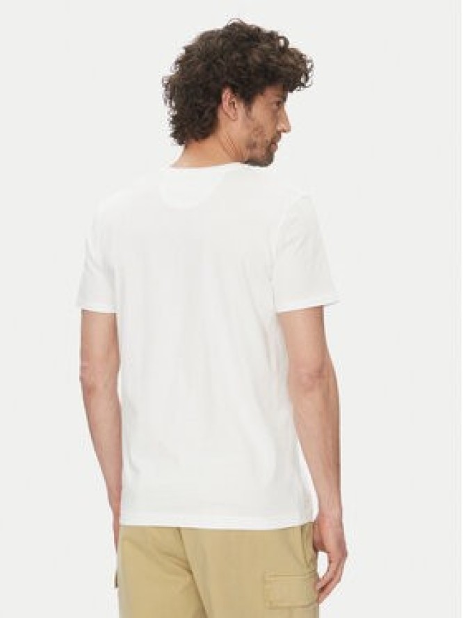 La Martina T-Shirt Anselm MARG31 JS206 Biały Regular Fit