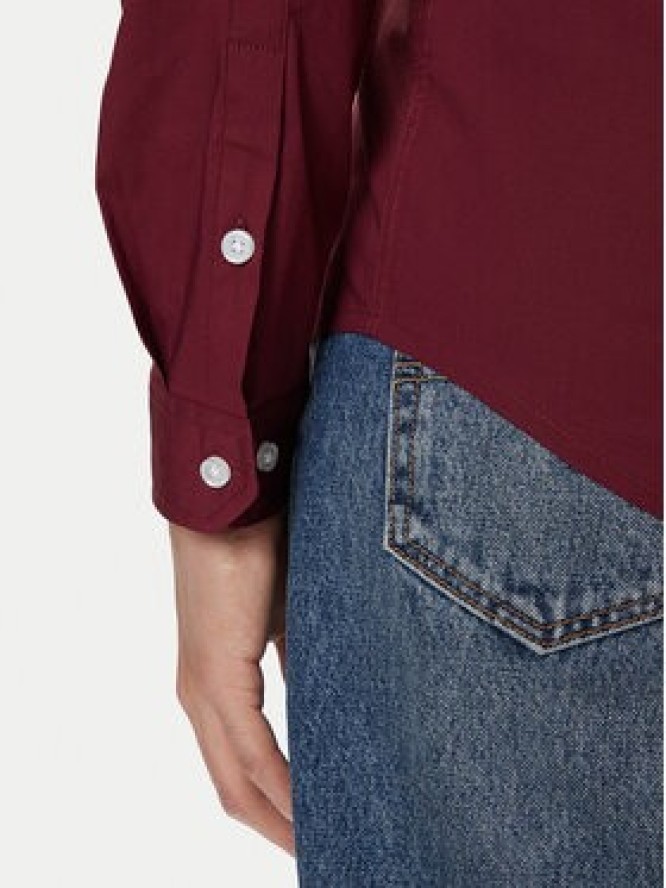 Tommy Jeans Koszula Original DM0DM04405 Czerwony Slim Fit