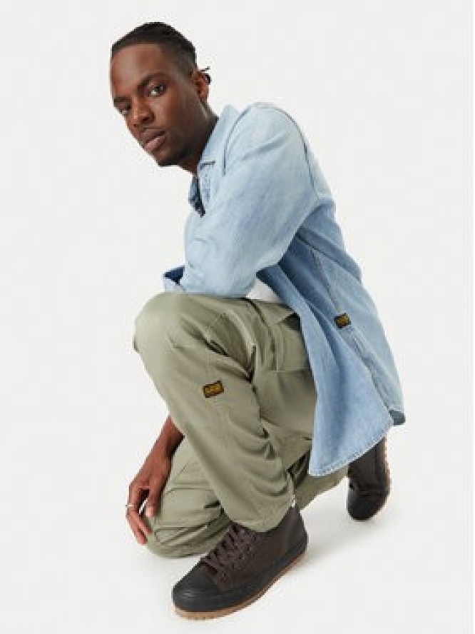G-Star Raw Spodnie materiałowe Rovic D02190-5126 Zielony Tapered Fit