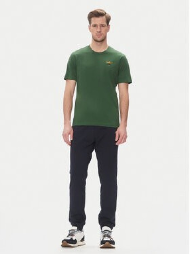 Aeronautica Militare T-Shirt 251TS1580J372 Zielony Regular Fit