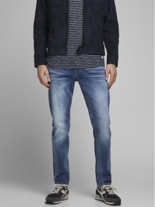 Jack & Jones Jeansy Mike 12168290 Niebieski Tapered Fit