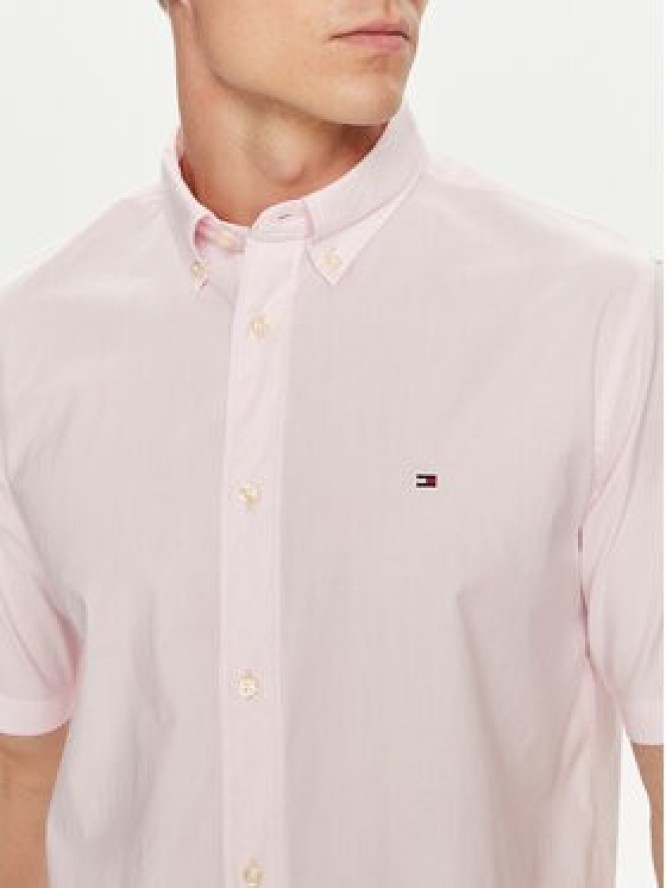 Tommy Hilfiger Koszula MW0MW33809 Różowy Regular Fit