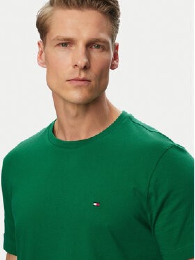 Tommy Hilfiger T-Shirt Ess Seasonal MW0MW39995 Zielony Regular Fit