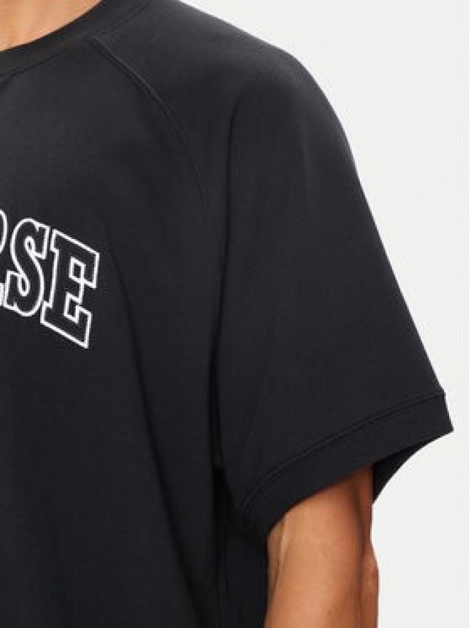 Converse T-Shirt M Retro Chuck Ss Crew 10026428-A01 Czarny Regular Fit