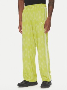 Puma Spodnie dresowe The NeverWorn V T7 631492 Zielony Regular Fit