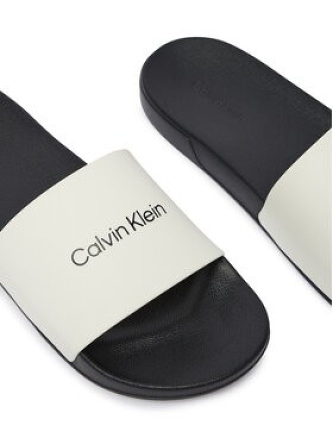Calvin Klein Klapki Ess Slide Monobrand Cv HM0HM02107 Biały
