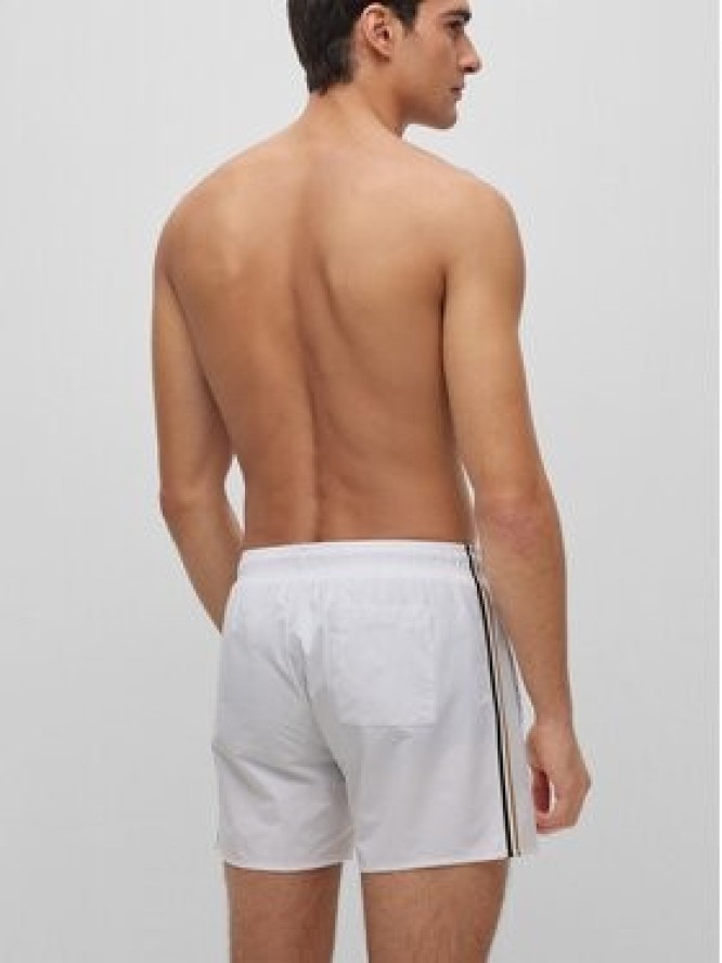 Boss Szorty kąpielowe Iconic 50491594 Biały Regular Fit