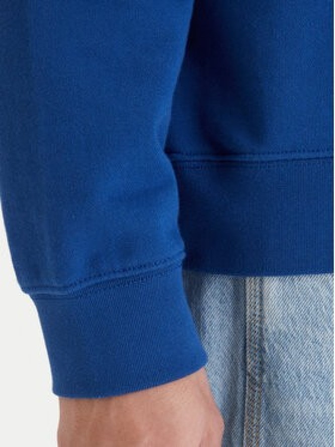 Quiksilver Bluza New Iconic EQYFT05206 Niebieski Oversize