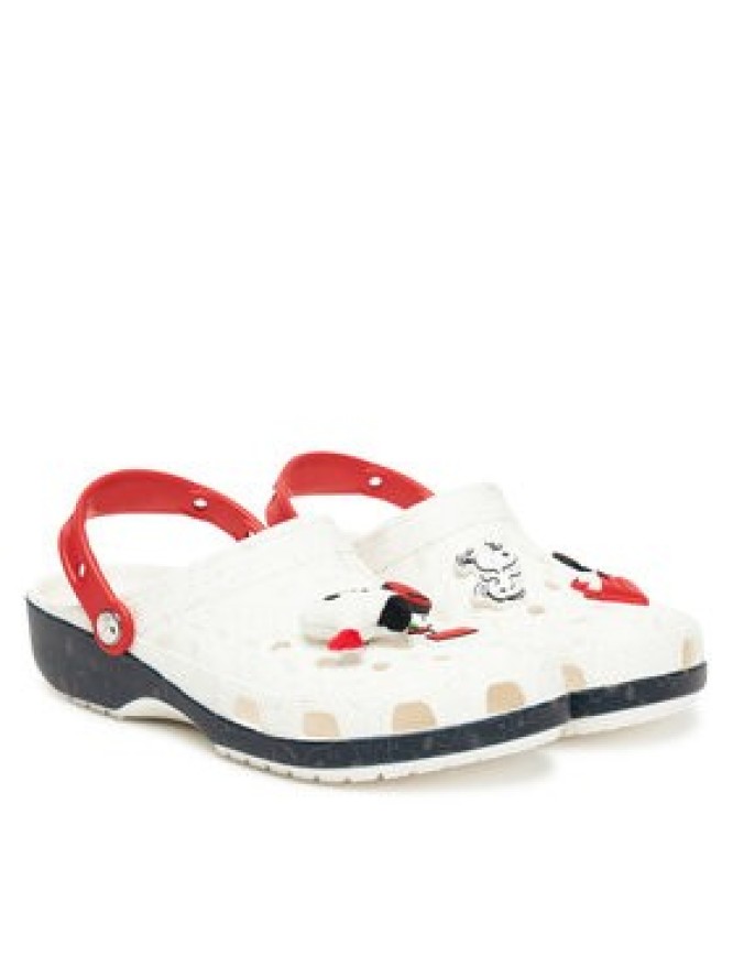 Crocs Klapki Peanuts Classic Clog 211124 Biały