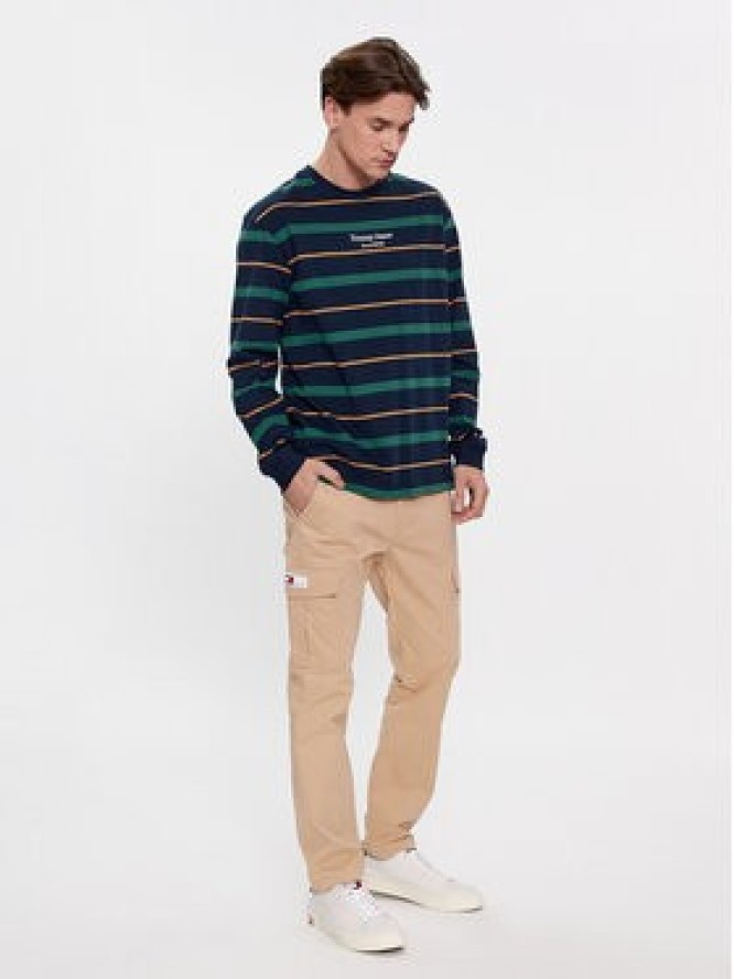 Tommy Jeans Spodnie materiałowe Austin DM0DM18341 Beżowy Slim Fit