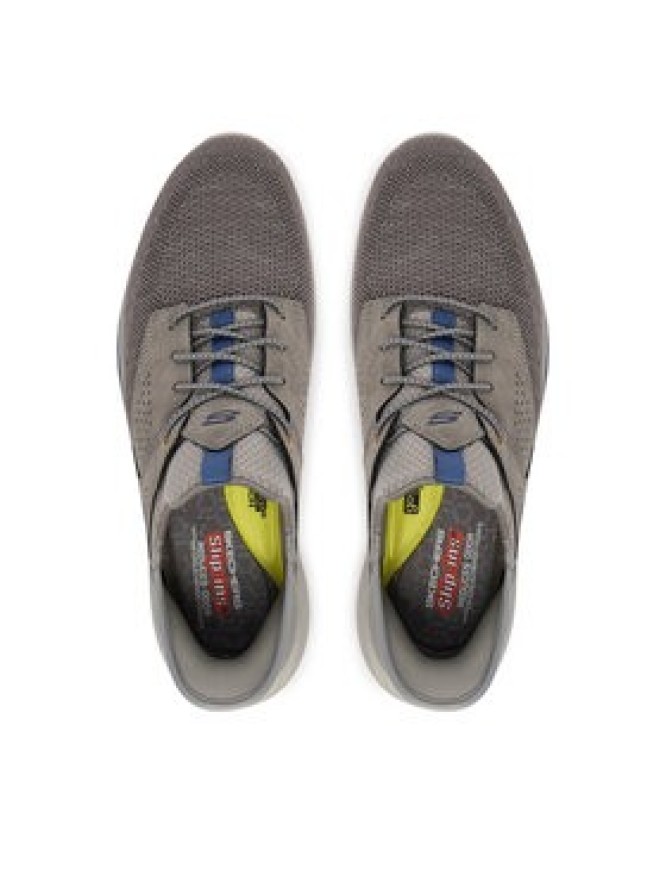 Skechers Sneakersy Slip-Ins Rf: Slade - Caster 210889/GRY Szary