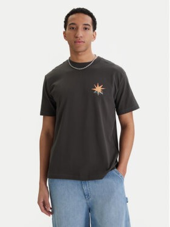 RVCA T-Shirt Pegasus EVYZT00294 Czarny Relaxed Fit