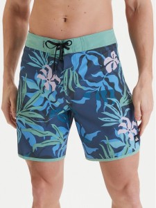 Quiksilver Szorty kąpielowe Surfsilk Scallop 18" EQYBS04862 Niebieski Regular Fit