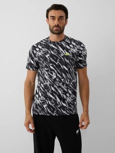 T-shirt regular z nadrukiem męski 4F