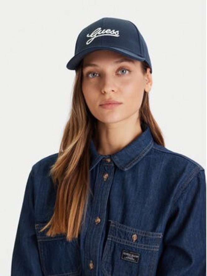 Guess Czapka z daszkiem AW5362 COT01 Granatowy