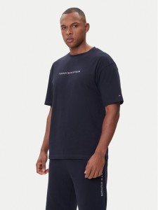 Tommy Hilfiger T-Shirt UM0UM03685 Granatowy Regular Fit