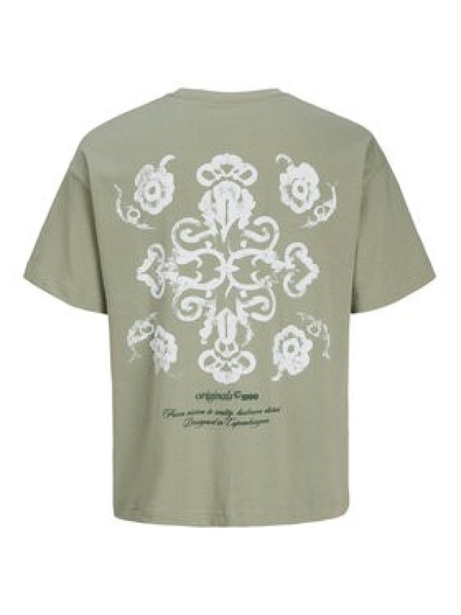 Jack & Jones T-Shirt Montauk Back 12290892 Zielony Regular Fit