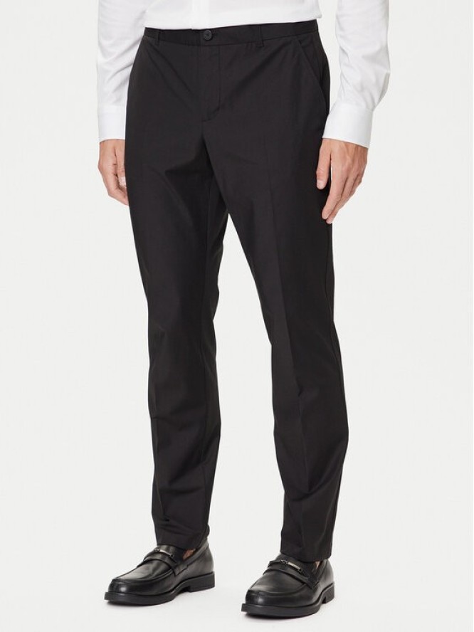 Guess Spodnie materiałowe M4YB01 WG9Z2 Czarny Regular Fit