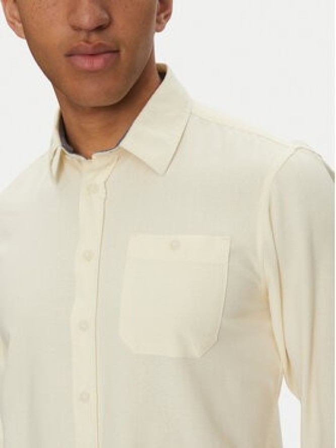 Blend Koszula 20717859 Biały Regular Fit