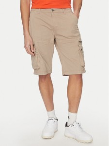 Alpha Industries Szorty materiałowe 136250 Beżowy Regular Fit