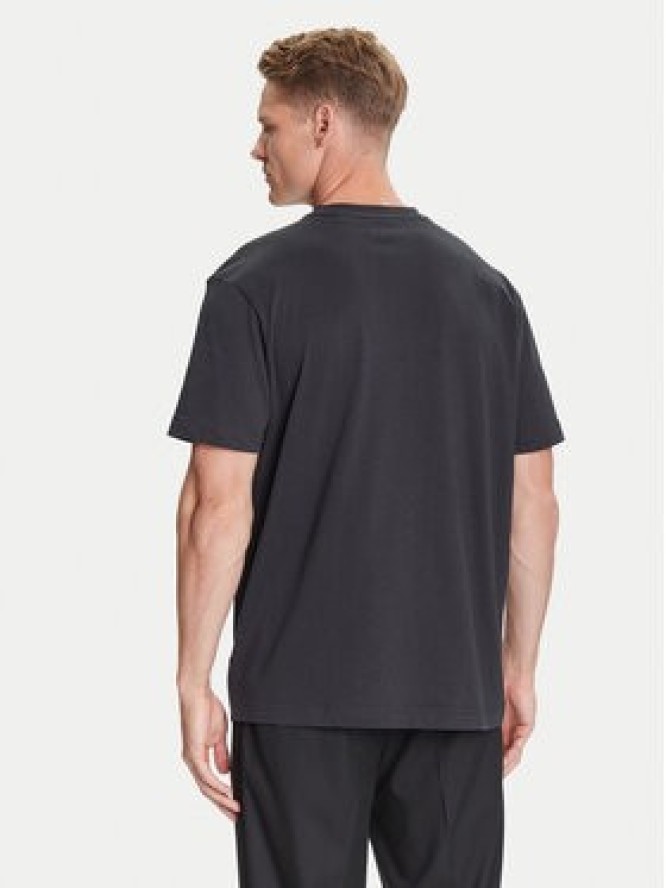 HUGO T-Shirt Split Logo 50544185 Czarny Relaxed Fit
