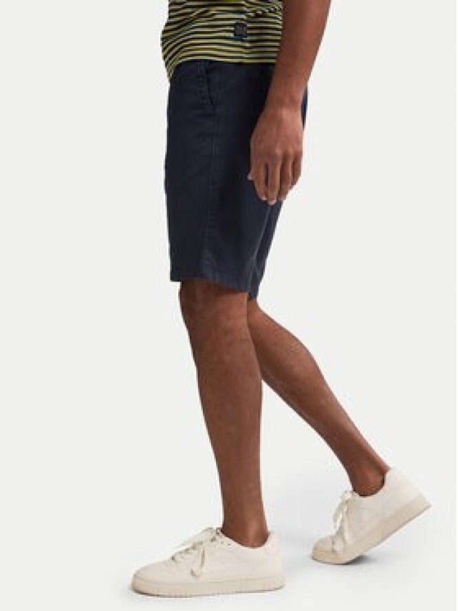 Petrol Industries Szorty materiałowe M-1050-SHO527 Granatowy Regular Fit