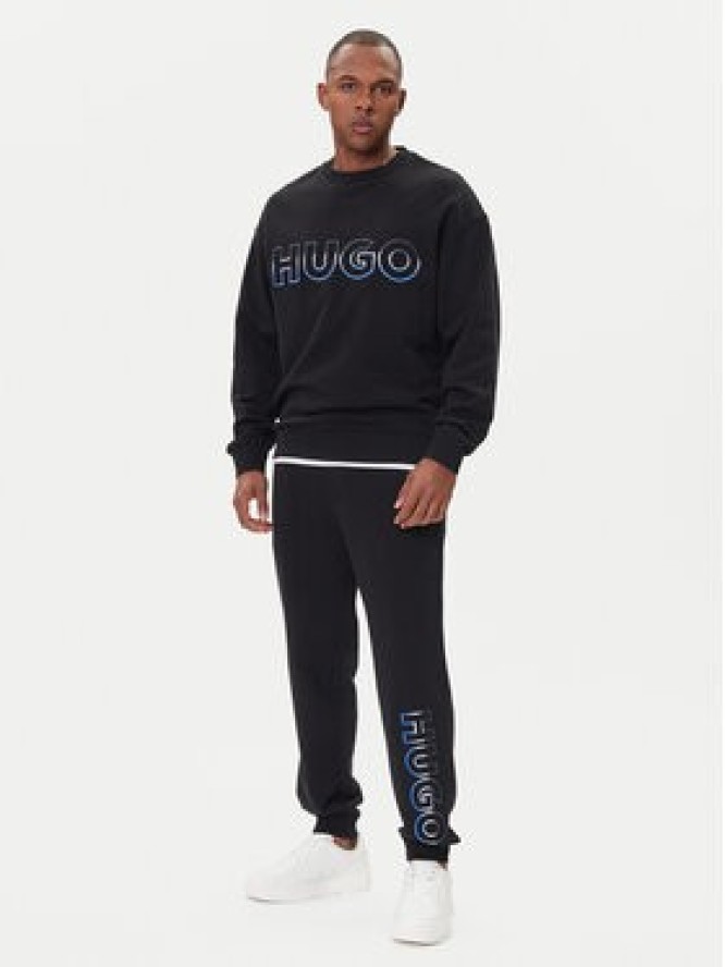 HUGO Bluza Nogocrew 50549148 Czarny Regular Fit
