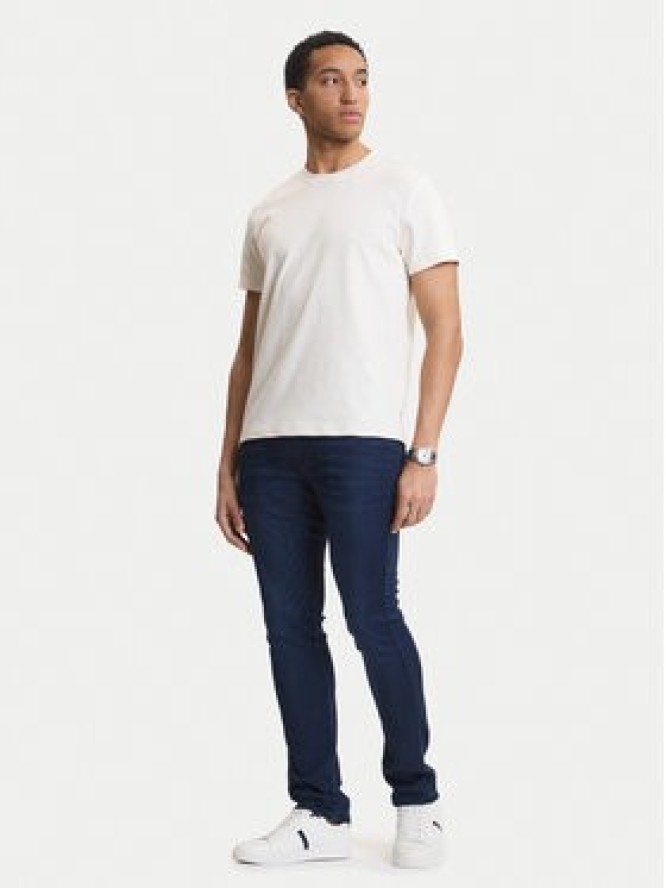 Guess Jeansy M6GAS2 D1086 Granatowy Slim Tapered Fit