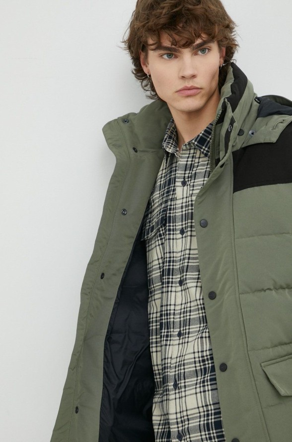 WRANGLER BODYGUARD MĘSKA KURTKA ZIMOWA DUSTY OLIVE W4B2WWX45 112319961