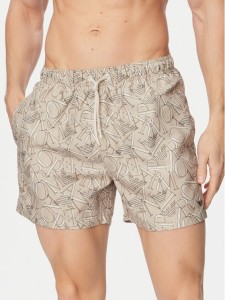 Emporio Armani Szorty kąpielowe EM000583 AF20440 F6056 Szary Regular Fit