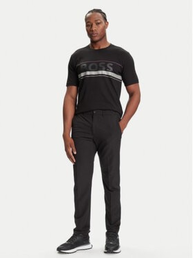 BOSS T-Shirt Iconic Zone 50550113 Czarny Regular Fit