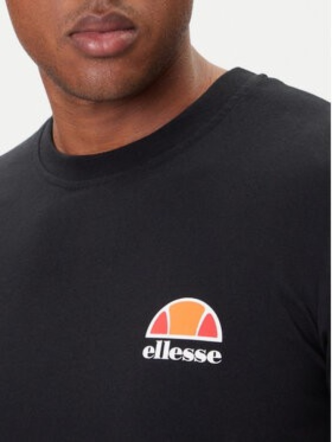 Ellesse T-Shirt Canaletto SHS04548 Czarny Regular Fit