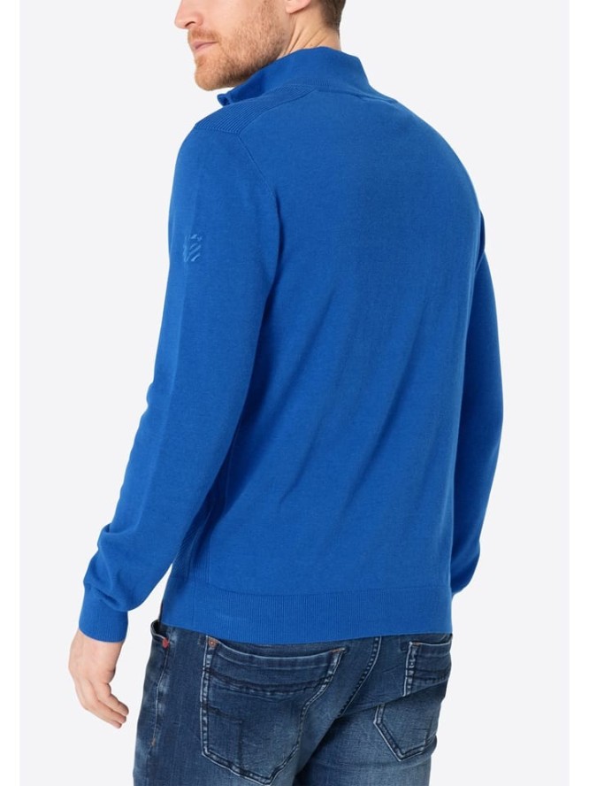 Timezone Sweter w kolorze niebieskim rozmiar: L