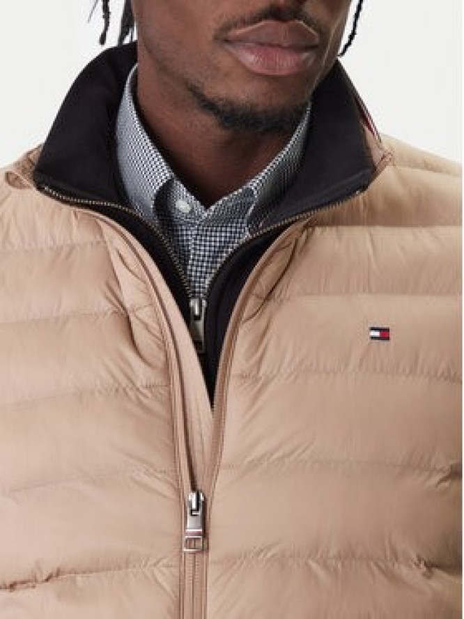 Tommy Hilfiger Kamizelka MW0MW37677 Beżowy Regular Fit