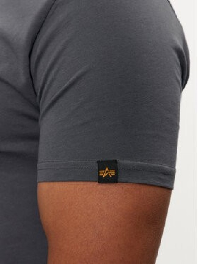 Alpha Industries T-Shirt Basic 100501 Szary Regular Fit